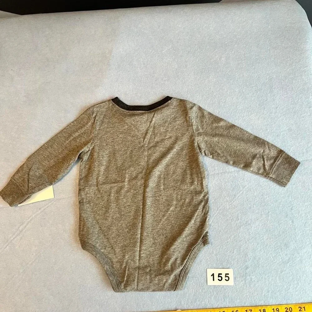 Baby Gray Always Believe In Your Elf OshKosh NEW WITH TAGS